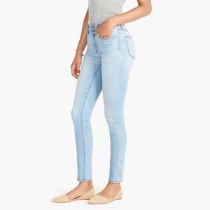 J. Crew Factory 9" high-rise skinny jean in Brooklyn wash